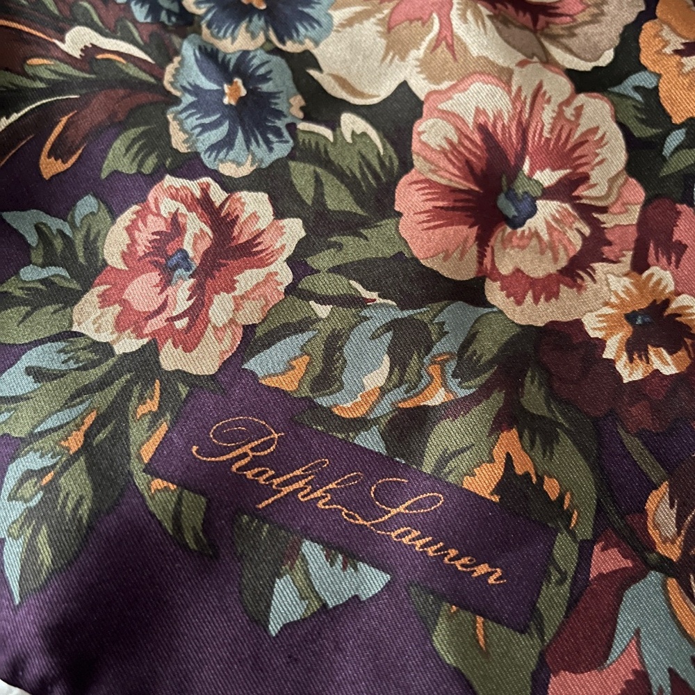 Ralph Lauren silk scarf - Picture 3 of 8